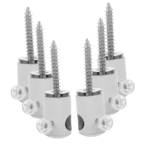MUELODSIC 6 Stück Teiliges Deckenhaken Metall Weiß Stabile Schraubhaken zum Sicheren Aufhängen von Pendelleuchten Kabelhalterung für Decke und Wand Rostfrei Einfache Montage für Lampen und MUELODSIC 6 Stück Teiliges Deckenhaken Metall Weiß Stabile Schraubhaken zum Sicheren Aufhängen von Pendelleuchten Kabelhalterung für Decke und Wand Rostfrei Einfache Montage für Lampen und von MUELODSIC