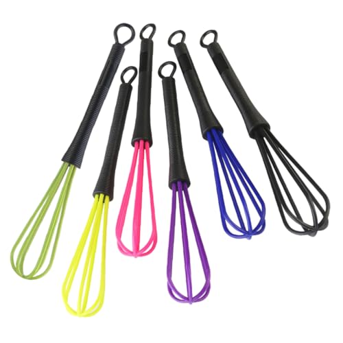 MUELODSIC 6 Stück Teiliges Kunststoff salon farbquirl Handlicher Ballon schneebesen mit Haken Vielseitiger Mixer zum Mischen von Haarfarbe Ei und Mehl Langlebig und Kompakt Zufällige Farbe MUELODSIC 6 Stück Teiliges Kunststoff salon farbquirl Handlicher Ballon schneebesen mit Haken Vielseitiger Mixer zum Mischen von Haarfarbe Ei und Mehl Langlebig und Kompakt Zufällige Farbe von MUELODSIC