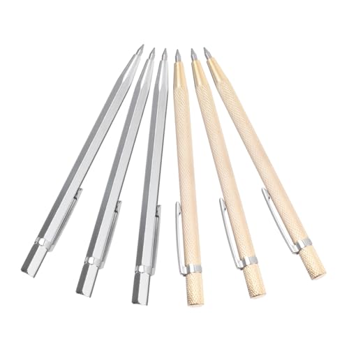 MUELODSIC 6 Stück Teiliges Langlebiger Wolframcarbid ritzstifte mit Schutzkappe Praktische Ätz Gravurwerkzeuge für Metall Glas und Fliesen Tragbar und Komfortabel Geeignet Zufällige Farbe MUELODSIC 6 Stück Teiliges Langlebiger Wolframcarbid ritzstifte mit Schutzkappe Praktische Ätz Gravurwerkzeuge für Metall Glas und Fliesen Tragbar und Komfortabel Geeignet Zufällige Farbe von MUELODSIC