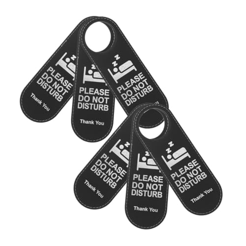 MUELODSIC 6 Stück Teiliges Ledertürschild Bitte nicht Stören und Bitte Zimmer Reinigen Doppelseitig Türgriff hänger für Hotels Büros Privatsphäre schild Einfach Aufzuhängen Elegante MUELODSIC 6 Stück Teiliges Ledertürschild Bitte nicht Stören und Bitte Zimmer Reinigen Doppelseitig Türgriff hänger für Hotels Büros Privatsphäre schild Einfach Aufzuhängen Elegante von MUELODSIC