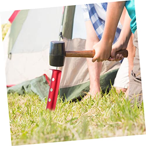 MUELODSIC 6 Stück Teiliges Zeltheringe aus Aluminiumlegierung Extra mit U Förmigem Ende Starke Haltekraft für Sand und Schneeböden Leicht Robust Vielseitig für Camping und Outdoor Einsatz von MUELODSIC