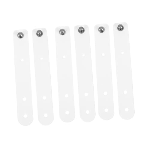 MUELODSIC 6 Stück Weiße Leder Kabelbinder mit Verstellbarer Schnalle Dünne und Leichte Kabelmanagement Ties für USB und Ladekabel zur Ordentlichen Kabelaufwicklung und Schreibtisch MUELODSIC 6 Stück Weiße Leder Kabelbinder mit Verstellbarer Schnalle Dünne und Leichte Kabelmanagement Ties für USB und Ladekabel zur Ordentlichen Kabelaufwicklung und Schreibtisch von MUELODSIC