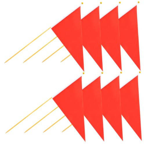 MUELODSIC 8 Stück Teiliges Dreieckige Markierungsflaggen Langlebige und Gartenkennzeichnungsfähnchen Wetterbeständige Baustellen und Bewässerungsflaggen Sichtbare Signalfahnen für MUELODSIC 8 Stück Teiliges Dreieckige Markierungsflaggen Langlebige und Gartenkennzeichnungsfähnchen Wetterbeständige Baustellen und Bewässerungsflaggen Sichtbare Signalfahnen für von MUELODSIC