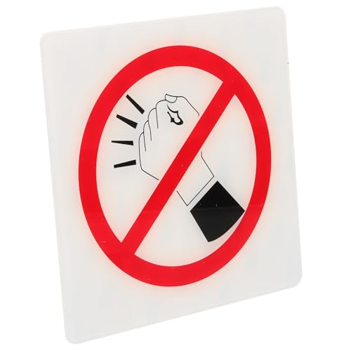 MUELODSIC Acryl Warnschild Nicht Anklopfen Langlebig Klar Lesbar Modernes Design Geeignet für Tür und Wand Warme Erinnerung für Öffentlichen und Privaten Bereich MUELODSIC Acryl Warnschild Nicht Anklopfen Langlebig Klar Lesbar Modernes Design Geeignet für Tür und Wand Warme Erinnerung für Öffentlichen und Privaten Bereich von MUELODSIC