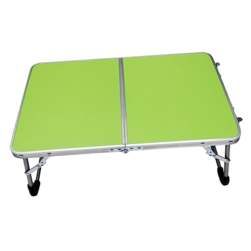 MUELODSIC Aluminium Klapptisch Leicht Tragbar Grün Multifunktionaler Outdoor BBQ und Computer Tisch Zusammenklappbar Robuster Aluminiumlegierung Camping und Picknick Tisch von MUELODSIC