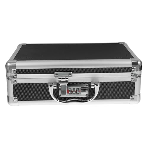 MUELODSIC Aluminium Multifunktionskoffer mit Schaumstoffeinlagen Robuster Aluminiumrahmen Sicherer Schlüsselverschluss Stoßdämpfender Schutz Kompakter Werkzeug Geräte organizer für Mobilen MUELODSIC Aluminium Multifunktionskoffer mit Schaumstoffeinlagen Robuster Aluminiumrahmen Sicherer Schlüsselverschluss Stoßdämpfender Schutz Kompakter Werkzeug Geräte organizer für Mobilen von MUELODSIC
