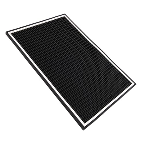 MUELODSIC Anti rutsch Kaffee Spill Matte für Arbeitsplatten Weiche Trocknungsmatte mit Weißer Kante für Bar Küche Geschirr von MUELODSIC