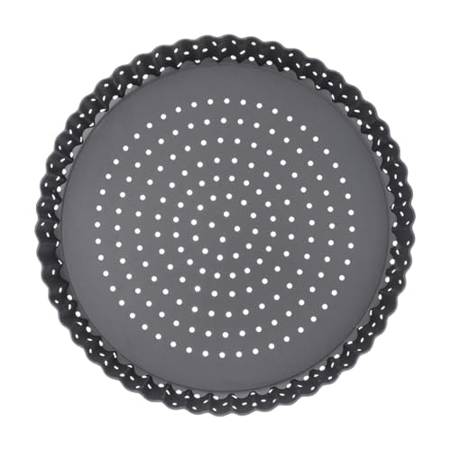 MUELODSIC Antihaftbeschichtete Pizza und Tarteform mit Löchern Runde Backform mit Abnehmbarem Hebeboden Carbonstahl Langlebig und Leicht zu Reinigen für Kuchen Quiche und Muffins MUELODSIC Antihaftbeschichtete Pizza und Tarteform mit Löchern Runde Backform mit Abnehmbarem Hebeboden Carbonstahl Langlebig und Leicht zu Reinigen für Kuchen Quiche und Muffins von MUELODSIC