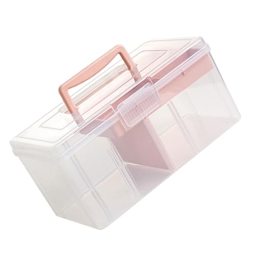 MUELODSIC Aufbewahrungsbox Aus Kunststoff Mit Griff Organizer Für Bastelmaterialien Und Nähzubehör Transparente Box Zum Ordnen Tragbare Aufbewahrungsbox Für Kunst Und Handwerk MUELODSIC Aufbewahrungsbox Aus Kunststoff Mit Griff Organizer Für Bastelmaterialien Und Nähzubehör Transparente Box Zum Ordnen Tragbare Aufbewahrungsbox Für Kunst Und Handwerk von MUELODSIC