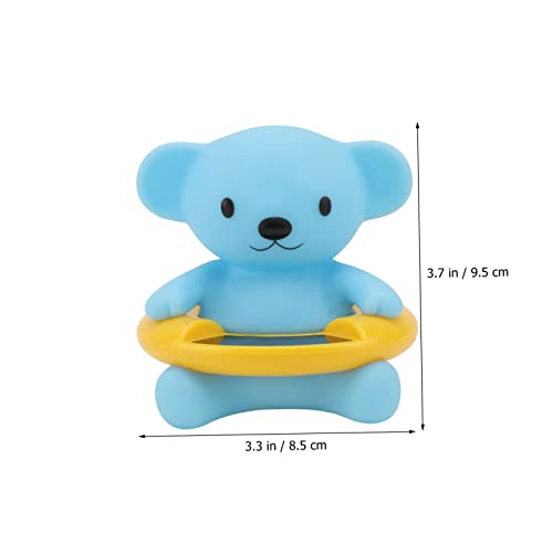 MUELODSIC Babyschwimmthermometer Bärform Wasserdichtes Badethermometer für Babywanne und Raumtemperaturmessung Rundes Sicheres und Geruchloses Design MUELODSIC Babyschwimmthermometer Bärform Wasserdichtes Badethermometer für Babywanne und Raumtemperaturmessung Rundes Sicheres und Geruchloses Design von MUELODSIC
