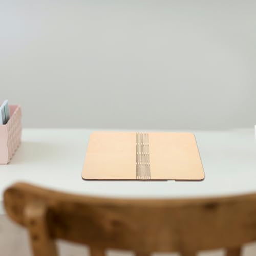 MUELODSIC Book Light Shell aus Holz DIY Buchlampen gehäuse Einfach Zusammenbaubar ohne Werkzeug Elegantes Design Vielseitig Nutzbar für Schreibtisch Nachttischlampen Ahornweiß von MUELODSIC