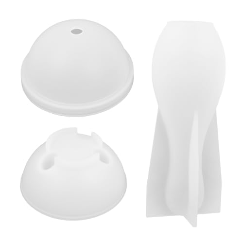 MUELODSIC Bowling DIY Silikonform Langlebig Wiederverwendbar für Epoxidharz Gießen Kristall Schmuck Dekoration Bowlingkugel Form Geeignet für Heimwerker Tischdeko von MUELODSIC