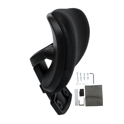 MUELODSIC Bürostuhl Kopfstütze Verstellbar Nackenstützkissen Ergonomisch Gepolstert Komfortabel für Schreibtischstuhl und Computerstuhl zur Entlastung von Nacken und Schultern von MUELODSIC