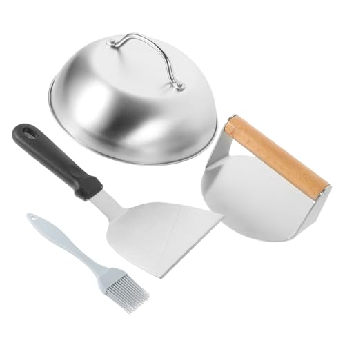 MUELODSIC Burgerpresse aus Edelstahl mit Holzgriff Robustes Burger Meat Press Tool Einfach zu Bedienen Verschleißfest für Barbecue und Haushaltsküche MUELODSIC Burgerpresse aus Edelstahl mit Holzgriff Robustes Burger Meat Press Tool Einfach zu Bedienen Verschleißfest für Barbecue und Haushaltsküche von MUELODSIC