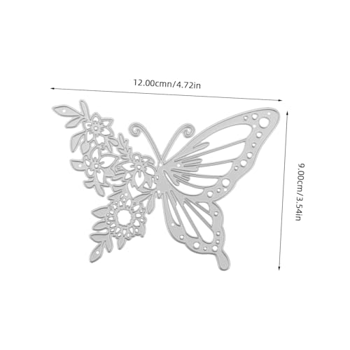 MUELODSIC Carbonstahl Schmetterling Stanzschablonen Metall Schneideformen für Scrapbooking Kartenherstellung Prägeschablonen Langlebig Präzise DIY Bastelarbeiten MUELODSIC Carbonstahl Schmetterling Stanzschablonen Metall Schneideformen für Scrapbooking Kartenherstellung Prägeschablonen Langlebig Präzise DIY Bastelarbeiten von MUELODSIC