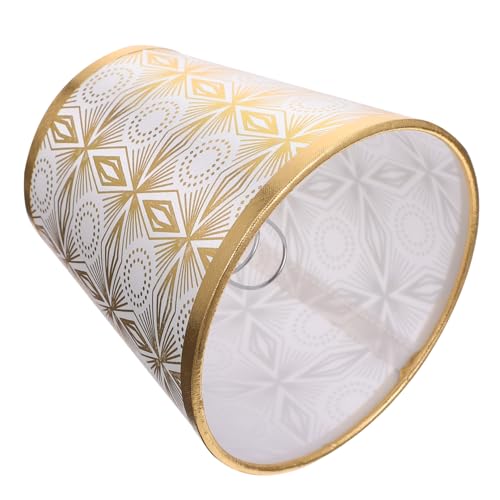 MUELODSIC Chic Stoff Lampenschirm Dekorativer Lampenschirm für Tischlampe Deckenlampe Stehlampe Schlafzimmer Wohnzimmer Stilvolle Beleuchtungsabdeckung von MUELODSIC
