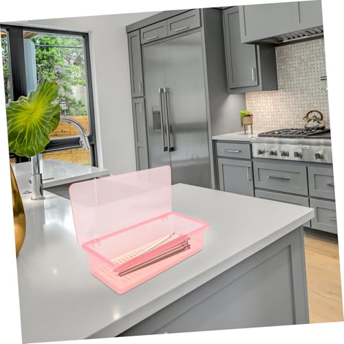 MUELODSIC Cutlery Box mit Abdeckung Wasserdichter Utensilienaufbewahrungsbehälter aus Kunststoff Kompakte Besteckschubladen Organizer für Löffel Gabeln Essstäbchen Praktische von MUELODSIC