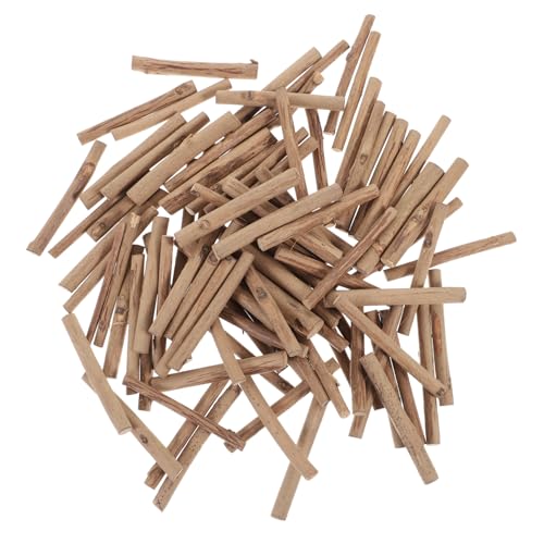 MUELODSIC DIY Holzstäbchen Natürlichen Ästen Mini Holzlog für Kreative Bastelprojekte Spielzeugmodelle und Rustikale Dekorationen Durchmesser von MUELODSIC