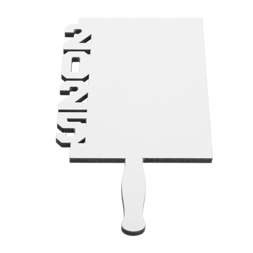MUELODSIC Doppelseitiger Sublimations Handventilator Robust und Leicht zu Reinigen als Abschlussgeschenk und Vielseitig für Büro Zuhause und Dekoration Geeignet von MUELODSIC