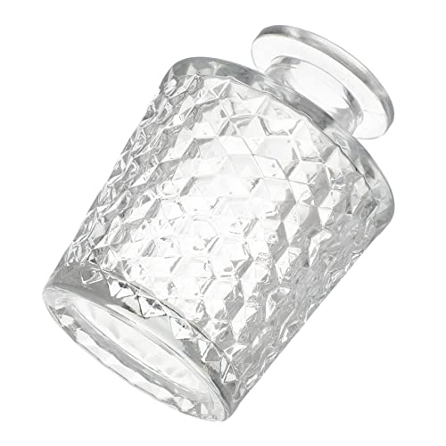 MUELODSIC Leere Glasdiffusorflasche Mit Elegantem Design Aromatherapie Behälter Für Ätherische Öle Für Duftsets Dekoration Von Wohnräumen Badezimmer Und Büros von MUELODSIC