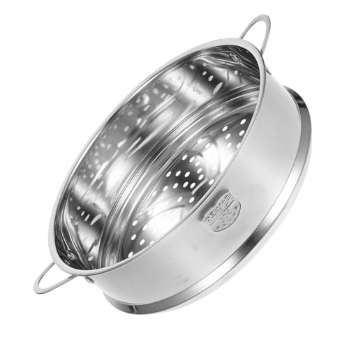 MUELODSIC Edelstahl Dampfgarer Dämpfkorb mit Griff Leichter Kompakter Premium Steamer für Gleichmäßiges Garen von Gemüse Dim Sum und Verschiedenes Praktisches Küchenzubehör für Gesunde MUELODSIC Edelstahl Dampfgarer Dämpfkorb mit Griff Leichter Kompakter Premium Steamer für Gleichmäßiges Garen von Gemüse Dim Sum und Verschiedenes Praktisches Küchenzubehör für Gesunde von MUELODSIC