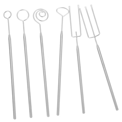 MUELODSIC Edelstahl Fondue Gabel Langlebige Schokoladenfondue Gabeln mit Langem Griff für Schokolade Käse Früchte und DIY Dessert Dipping Leicht und Einfach zu Reinigen MUELODSIC Edelstahl Fondue Gabel Langlebige Schokoladenfondue Gabeln mit Langem Griff für Schokolade Käse Früchte und DIY Dessert Dipping Leicht und Einfach zu Reinigen von MUELODSIC