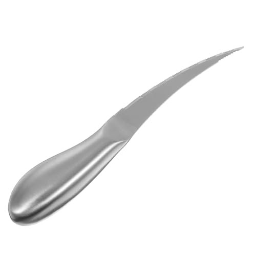 MUELODSIC Edelstahl Garnelenschäler mit Ergonomischem Griff Praktisches Garnelenentdarmmesser für Zuhause Hotel und Restaurant Kompakt Einfach zu Bedienen und Platzsparend von MUELODSIC