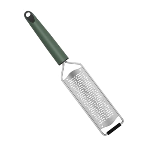 MUELODSIC Edelstahl Kartoffelreibe mit Kunststoffgriff Vielseitige Gemüsereibe für Käse Zitrone Ingwer Praktische Küchenreibe für Schnelles Reiben und Einfache Handhabung von MUELODSIC