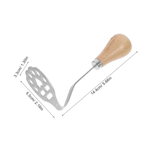 MUELODSIC Edelstahl Kartoffelstampfer Handstampfer Vielseitiges Küchenwerkzeug für Kartoffelpüree Avocados Obst Gemüse Praktische Küchenhilfe für Einfache Zubereitung MUELODSIC Edelstahl Kartoffelstampfer Handstampfer Vielseitiges Küchenwerkzeug für Kartoffelpüree Avocados Obst Gemüse Praktische Küchenhilfe für Einfache Zubereitung von MUELODSIC