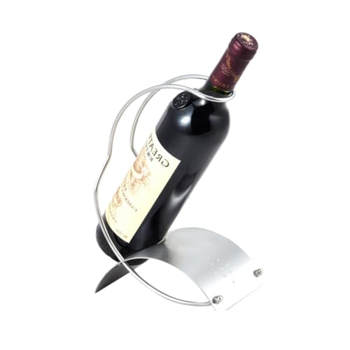 MUELODSIC Edelstahl Weinregal für Arbeitsplatte Robuster Weinständer mit Elegantem Drahtgestell Multifunktionaler Flaschenhalter für Küche und Bar als für Weinliebhaber MUELODSIC Edelstahl Weinregal für Arbeitsplatte Robuster Weinständer mit Elegantem Drahtgestell Multifunktionaler Flaschenhalter für Küche und Bar als für Weinliebhaber von MUELODSIC
