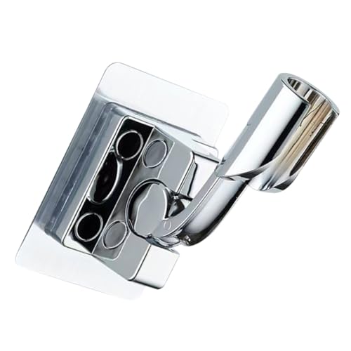 MUELODSIC Einstellbarer Duschkopfhalter ohne Bohren mit Selbstklebender Drehbarer Befestigungsbasis Wandmontierbar Verstellbarer Winkel Langlebig und Installieren Silberfarben MUELODSIC Einstellbarer Duschkopfhalter ohne Bohren mit Selbstklebender Drehbarer Befestigungsbasis Wandmontierbar Verstellbarer Winkel Langlebig und Installieren Silberfarben von MUELODSIC