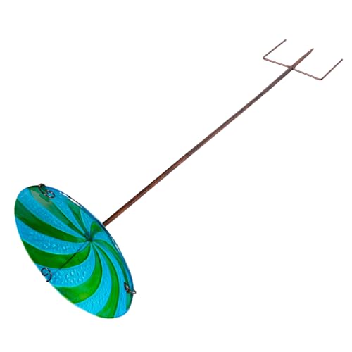 MUELODSIC Eisernes Vogelbad mit Farbiger Glasmalerei Wetterfestes Outdoor futterbecken für Garten und Stabile Vogeltränke mit Großer Kapazität Langlebig und Einfach zu Reinigen MUELODSIC Eisernes Vogelbad mit Farbiger Glasmalerei Wetterfestes Outdoor futterbecken für Garten und Stabile Vogeltränke mit Großer Kapazität Langlebig und Einfach zu Reinigen von MUELODSIC