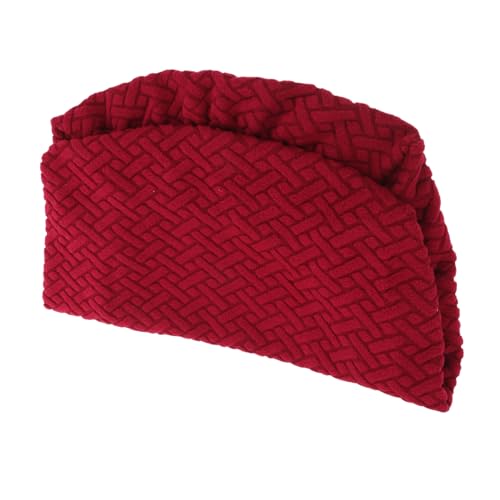 MUELODSIC Elastic Rechteckiger Barhockerbezug Waschbar Stretch Sitzbezug Für Schminktisch Hocker Esszimmerstuhl Sitzkissen Abdeckung In Weinrot von MUELODSIC