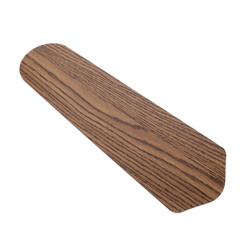 MUELODSIC Ersatz Ventilatorflügel mit Realistischer Walnuss Holzmaserung Leichter Kunststoff Deckenventilatorflügel für Effiziente Luftzirkulation Leise und Aerodynamisch Einfache Montage von MUELODSIC
