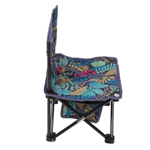 MUELODSIC Faltbarer Campingstuhl Leicht und Kompakt mit Stahlrahmen und Canvas Ergonomischer Klappstuhl für Angeln Strand und Outdoor Tragbar und Schnell Faltbar Vielseitiger Leichter von MUELODSIC