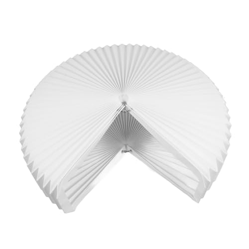 MUELODSIC Faltbarer Origami Lampenschirm aus Weißem Papier Moderner Geometrischer DIY Lampenschirm für Deckenpendelleuchte Dekorative Papierlaterne für Wohnzimmer und Schlafzimmer von MUELODSIC