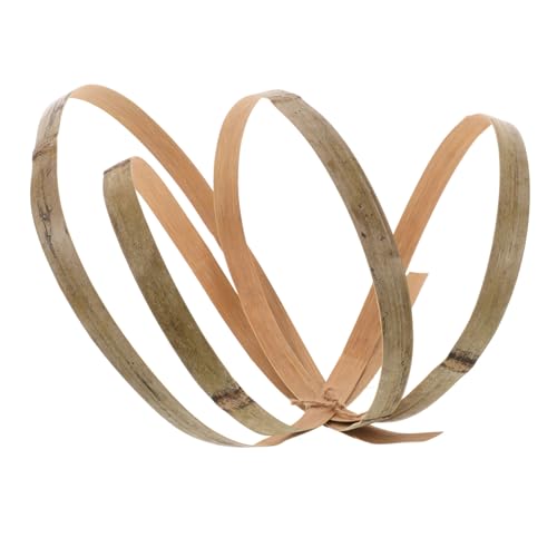 MUELODSIC Flache Bambusstreifen Breit Natürliche DIY Bastelstreifen aus Sicherem Bambusmaterial Glatt Langlebig für Korbflechten Blumenarrangements und Dekoration MUELODSIC Flache Bambusstreifen Breit Natürliche DIY Bastelstreifen aus Sicherem Bambusmaterial Glatt Langlebig für Korbflechten Blumenarrangements und Dekoration von MUELODSIC