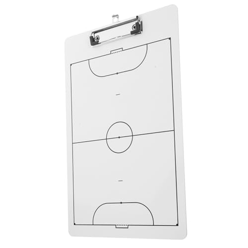 MUELODSIC Fußball Taktiktafel Whiteboard Tragbares Coaching Board mit Klemmbrett für Match Planung und Training für Trainer und Schiedsrichter von MUELODSIC