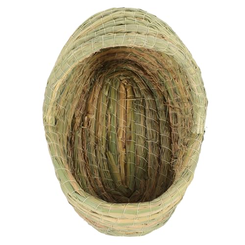 MUELODSIC Geflochtenes Hühner Legenest aus Naturmaterialien Praktisches Kleines Schlafhaus für Hühner und Kleintiere Tragbares Komfortables Nest für Gesunden Rückzugsort und Tägliche von MUELODSIC