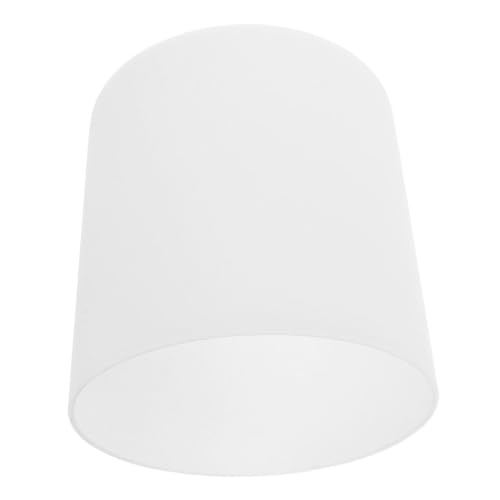 MUELODSIC Glas Lampenschirm Weiß Øxmm Ersatz Lampenschirm für Pendellampe und Tischlampe Sanfte Lichtstreuung und Einfache Reinigung von MUELODSIC