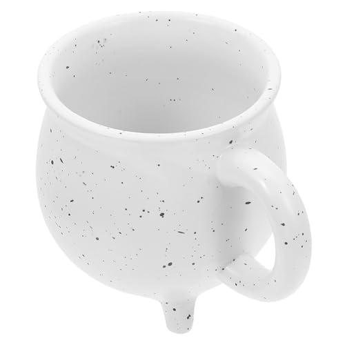 MUELODSIC Halloween Keramik Hexen Kessel Becher Kreative Dreibein Tasse Für Kaffee Tee Milch Weiße Latte Tasse Mit Künstlerischem Wasserspeicher Design MUELODSIC Halloween Keramik Hexen Kessel Becher Kreative Dreibein Tasse Für Kaffee Tee Milch Weiße Latte Tasse Mit Künstlerischem Wasserspeicher Design von MUELODSIC