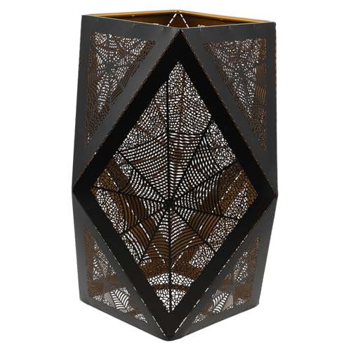 MUELODSIC Halloween Metall Lampenschirm Ersatz Schwarzer Spinnennetz Dekorativer Hohlraum Lampenschirm für Boden Nachttischlampen Einfache Montage Wärmeableitung MUELODSIC Halloween Metall Lampenschirm Ersatz Schwarzer Spinnennetz Dekorativer Hohlraum Lampenschirm für Boden Nachttischlampen Einfache Montage Wärmeableitung von MUELODSIC
