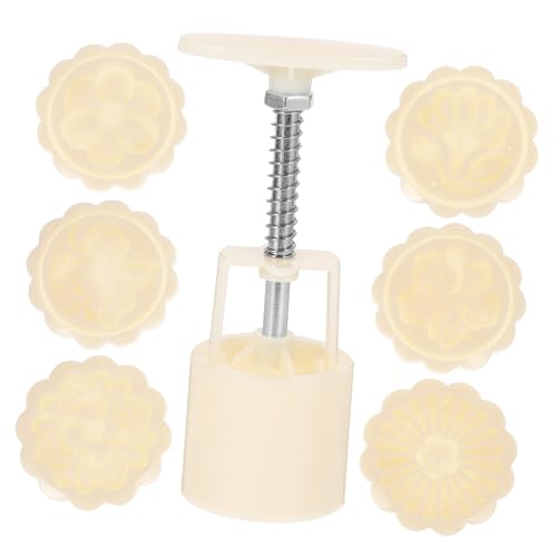MUELODSIC Handgepresste Mondkuchenform mit Verschiedenen Stempeln Wiederverwendbar Leicht zu Reinigen Chinesische Holzgebäckform für DIY Backen und Mid autumn Festival Gebäck MUELODSIC Handgepresste Mondkuchenform mit Verschiedenen Stempeln Wiederverwendbar Leicht zu Reinigen Chinesische Holzgebäckform für DIY Backen und Mid autumn Festival Gebäck von MUELODSIC
