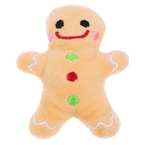 MUELODSIC Haustier -Lebkuchen -Mann Puppe knuddelig Hundespielzeug Weihnachten Zähne klein beißen beim Zahnen Plüschspielzeug für Hunde Haustier -Kau -Spielzeugpapler Braun MUELODSIC Haustier -Lebkuchen -Mann Puppe knuddelig Hundespielzeug Weihnachten Zähne klein beißen beim Zahnen Plüschspielzeug für Hunde Haustier -Kau -Spielzeugpapler Braun von MUELODSIC