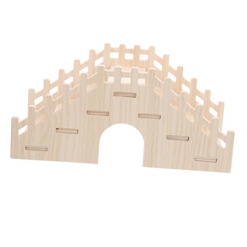 MUELODSIC Holz Hamsterleiter Kletterbrücke aus Natürlichem Robustem Holz Sicheres Kleintierspielzeug für Hamster Chinchilla und Kleine Haustiere Glatte Oberfläche Langlebig und Praktisch MUELODSIC Holz Hamsterleiter Kletterbrücke aus Natürlichem Robustem Holz Sicheres Kleintierspielzeug für Hamster Chinchilla und Kleine Haustiere Glatte Oberfläche Langlebig und Praktisch von MUELODSIC