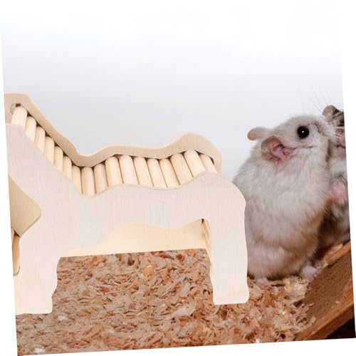 MUELODSIC Holz Hamsterversteck mit Leiter Robustes Nagerhaus für Kleine Haustiere Vielseitiges Hamster Versteck Schlafspielzeug Beißfestes Versteck für Zwerghamster und Meerschweinchen MUELODSIC Holz Hamsterversteck mit Leiter Robustes Nagerhaus für Kleine Haustiere Vielseitiges Hamster Versteck Schlafspielzeug Beißfestes Versteck für Zwerghamster und Meerschweinchen von MUELODSIC