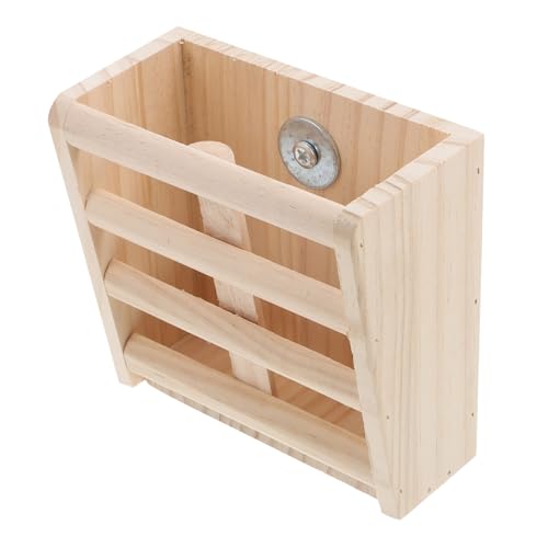 MUELODSIC Holz Heuraufe Kleintier Futterbehälter mit Festem Zaun Design Langlebiger Kaninchen und Meerschweinchen Futterspender Platzsparend Einfache Installation für Käfige MUELODSIC Holz Heuraufe Kleintier Futterbehälter mit Festem Zaun Design Langlebiger Kaninchen und Meerschweinchen Futterspender Platzsparend Einfache Installation für Käfige von MUELODSIC