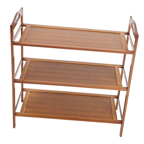 MUELODSIC Holz Schuhregal Stabiles Schuhaufbewahrungssystem Platzsparend für Flur Schlafzimmer Balkon Minimalistisches Schuhregal Organizer für Zuhause MUELODSIC Holz Schuhregal Stabiles Schuhaufbewahrungssystem Platzsparend für Flur Schlafzimmer Balkon Minimalistisches Schuhregal Organizer für Zuhause von MUELODSIC