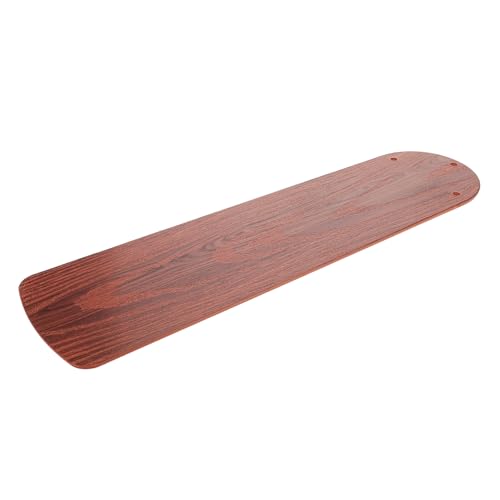 MUELODSIC Holzmaserung Deckenventilator Ersatzflügel Hochleistungs Kunststoff Leicht Robust Einfache Montage Geeignet für Wohnzimmer Schlafzimmer Esszimmer Stilvolles Walnuss Design von MUELODSIC