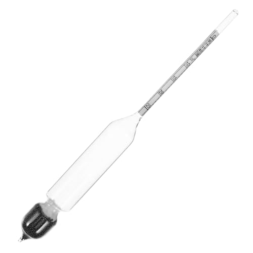 MUELODSIC Hydrometer Milch Dichtemessgerät aus Glas Langlebig und Bruchsicher Präzises Lactometer für Milch und Molkereiprodukte Wiederverwendbar Ablesen für Heimgebrauch von MUELODSIC